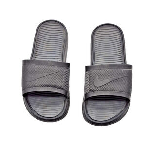 Nike Benassi Solarsoft Slides Men's Size 8 Black 431884-001 XV Cushioned